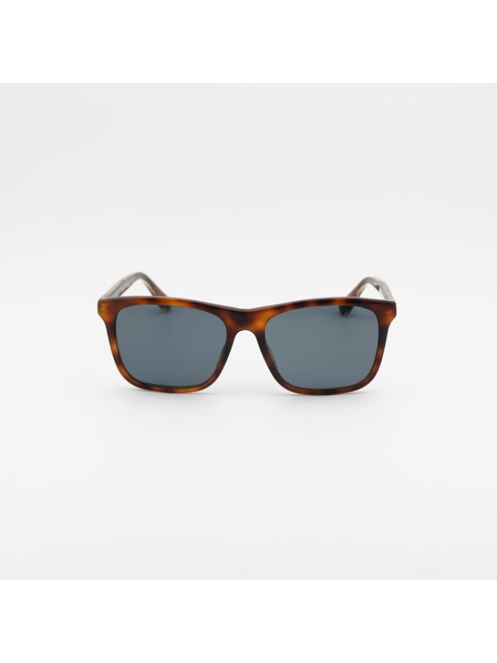 Gucci GG0381S 009 Sunglasses Havana Rectangle Frame, Blue Lenses - Picture 7 of 11
